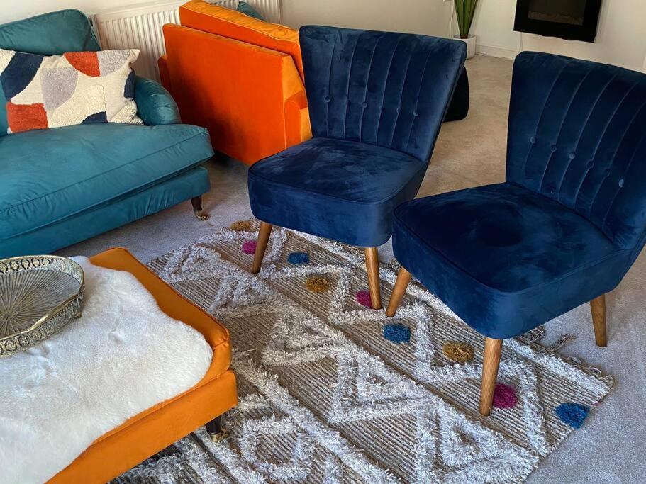 Luxury Modern 1Bed Sea View Apartment Rhôs-on-Sea Exterior foto